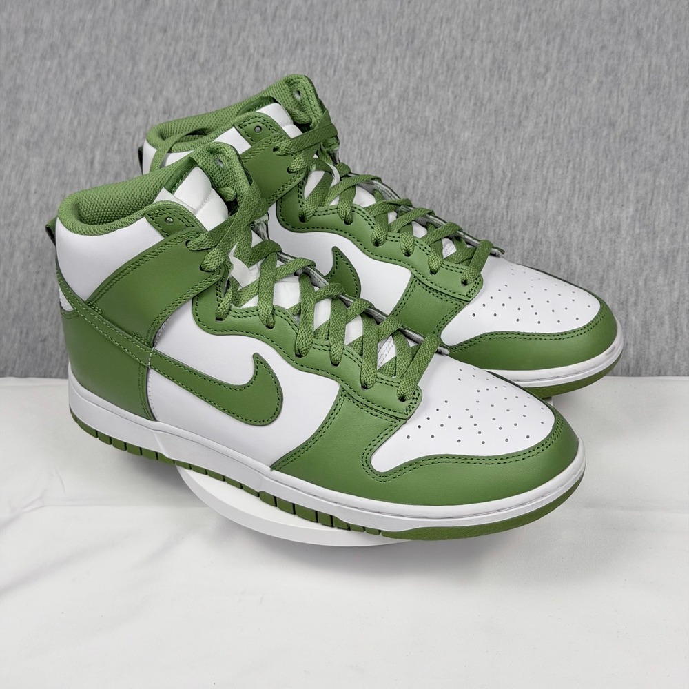 Nike Dunk High Chlorophyll White Green Mens Size 10 DV0829-101 - Picture 2 of 15